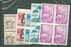 Chile #259/369/C272 Mint (NH) Multiple