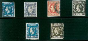 ROMANIA : michel 29 I, 29 II, 30 & 79 S - used - BEAUTIFULL QUALITY!