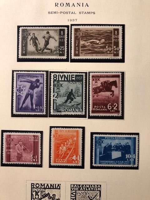 Romania Semi Postals 6 pages