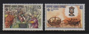 Cyprus MNH sc# 579-80 Europa