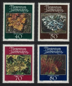 Liechtenstein Mosses and Lichens 4v 1981 MNH SG#771-774