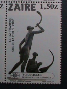 ​ZAIRE-1983 SC# 1115-20-WORLD FAMOUS  KINSHASA MONUMENTS -MNH BLOCK VERY FINE