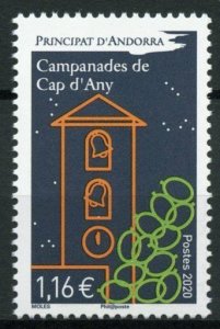 French Andorra Stamps 2021 MNH New Years Bells Campanades de Cap d'Any 1v Set