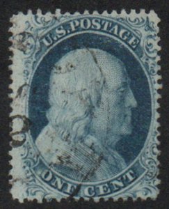 MALACK 20 Fine+, town cancel, rich color! b9642