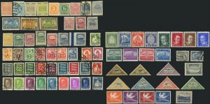 Estonia Early Postage Eesti Vabariik Stamp Collection Used Mint LH