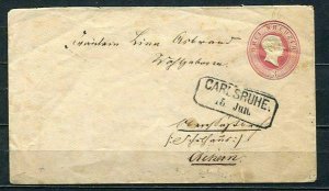 Germany 1866 Bavaria Postal Stationary  Cover  g3044