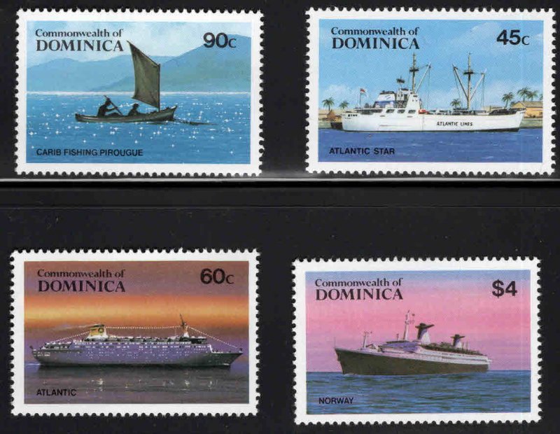 DOMINICA Scott 842-845 MNH** Ship Set CV $13