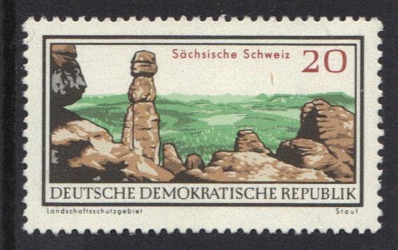 Germany  DDR  1966 MNH  National parks   20 Pf  #  