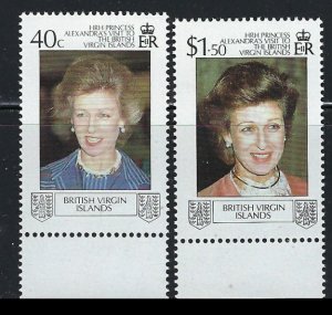 British Virgin Is 618-19 MNH 1988 set (an7325)