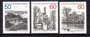 Germany - Berlin 1982 Monuments Complete Mint MNH Set SC 9N476-9N478