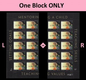 US 3556 Mentoring a Child 34c plate block (10 stamps) MNH 2002
