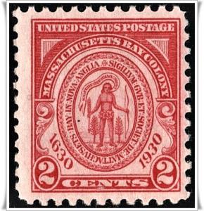 SC#682 2¢ Massachusetts Bay Colony (1930) MDG*