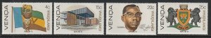 1979 South Africa - Venda - Sc 1-4 - MNH VF - 4 singles - Independence