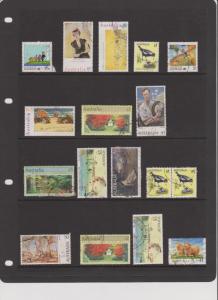 Australia Modern Higher Values Mix of 17 Used