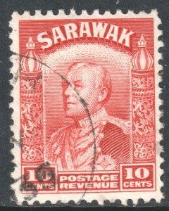 Sarawak Scott 120 - SG113, 1934 Sir Charles Vyner Brooke 10c used