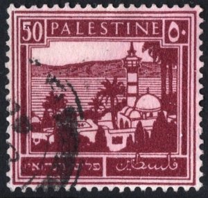 Palestine SC#78 50m Tiberias and the Sea of Galilee (1927) Used