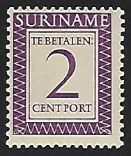 Suriname #J48 MNH Postage Due