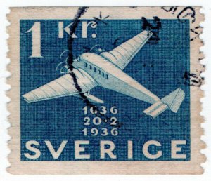 (I.B) Sweden Postal : Air Mail 1Kr