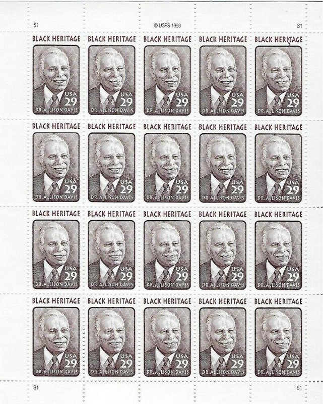 4 MNH SHEETS 2807-11, 2816, 2818 & 2819-28 - PLEASE SEE SCANS BCV $103.25 - G63