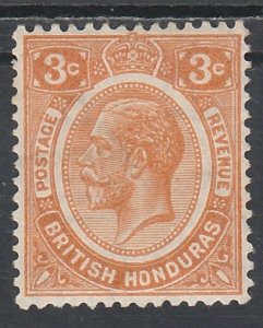 BRITISH HONDURAS 1922 KGV 3C