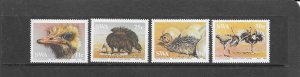 BIRDS - SOUTH WEST AFRICA #536-539  MNH