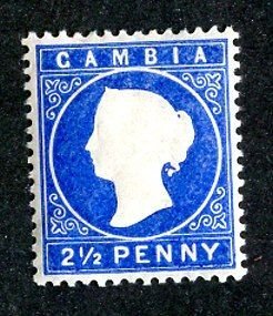 1886 Gambia Sc #15 m* cv.$12.50 ( 9059 BCXX5 )