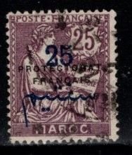 French Morocco - #46  Right of Man Surcharged - Used