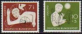 Scott #B348-9 Boy and Girl MNH