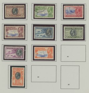 Cayman Islands #85-88 Unused Single