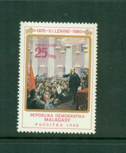 Madagascar #602 (1980 Lenin) VFMNH CV $0.70