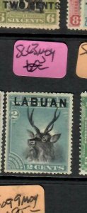 LABUAN (PP2201B)  2C  DEER    SG 63  MOG