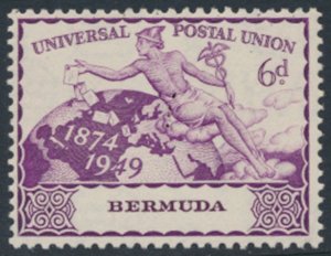 Bermuda SG 132  SC# 140  MNH   UPU 1949 issue  see details /scans