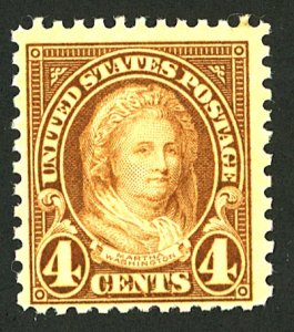 U.S. #585 MINT OG NH