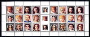 [SUV1194] Surinam 2003 Dolls Miniature sheet with labels MNH