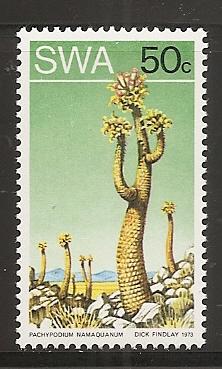 South West Africa 357a 1979 50c Cactus single MNH