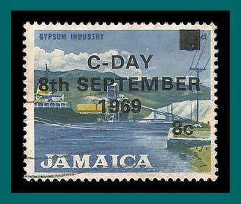 Jamaica 1969 Gypsum, used 284,SG285