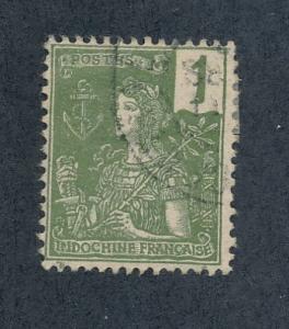 Indo-China 1904 Scott 24 used - 1c, France