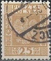 Poland 272 (used) 25g eagle, buff (1932)