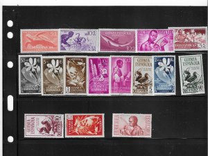 SPANISH GUINEA COLLECTION ALL MINT