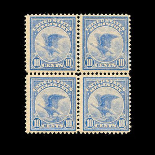 momen: US Stamps #F1 Block of 4 Mint OG NH CV $700 F/VF