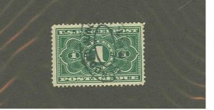 USA #JQ1 Used Nice Oval Cancel (SCV=$4.50) 