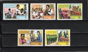 Lesotho 1974 MNH Sc 151-5