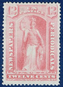 [mag125] 1875 Scott#PR16 mint no gum cv:$325 NEWSPAPER