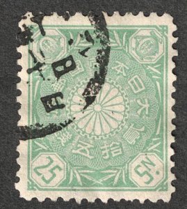 Japan, Scott # 106, used, CV =$ 1.25, Lot 250128 -01