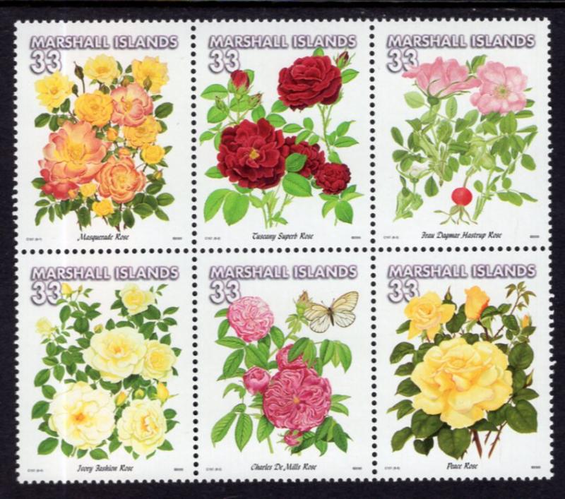 Marshall Islands 729 Flowers MNH VF