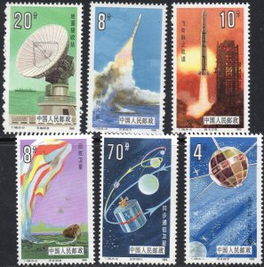 Thematic stamps CHINA 1986 SPACE RESEARCH 3423/8 mint