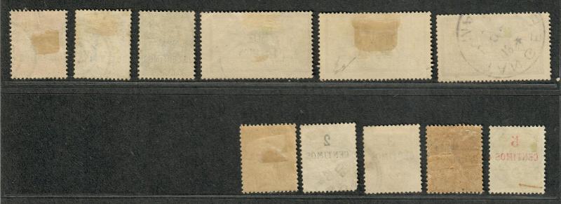 French Morocco Sc#11-22 M+U/H/F, Partial Set, Cv. $270.20