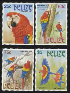 Belize  2003  birds set  MNH