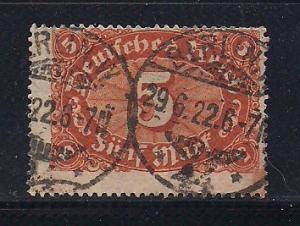 Germany Sc. # 194 Used Inflation Issue Wmk. 126 - L41