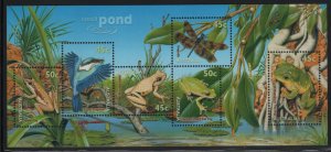 Australia 1999 MNH Sc 1790 Small Pond fauna Sheet of 6